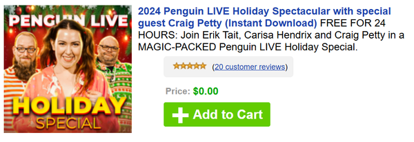 2024 Penguin LIVE Holiday Spectacular [Timestamp Notes]